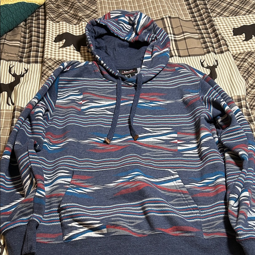 Ambiance Multicolor Striped Hoodie